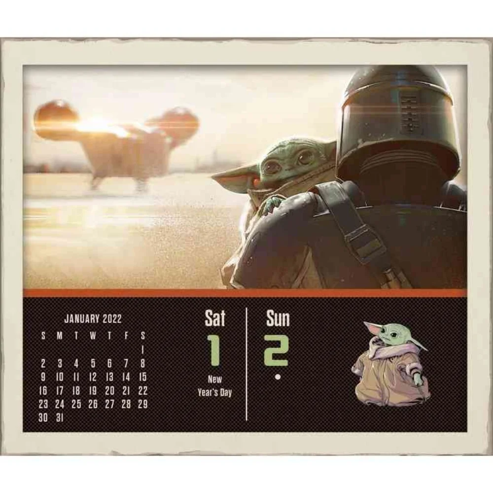 The Mandalorian: The Child 2022 Wall Calendar